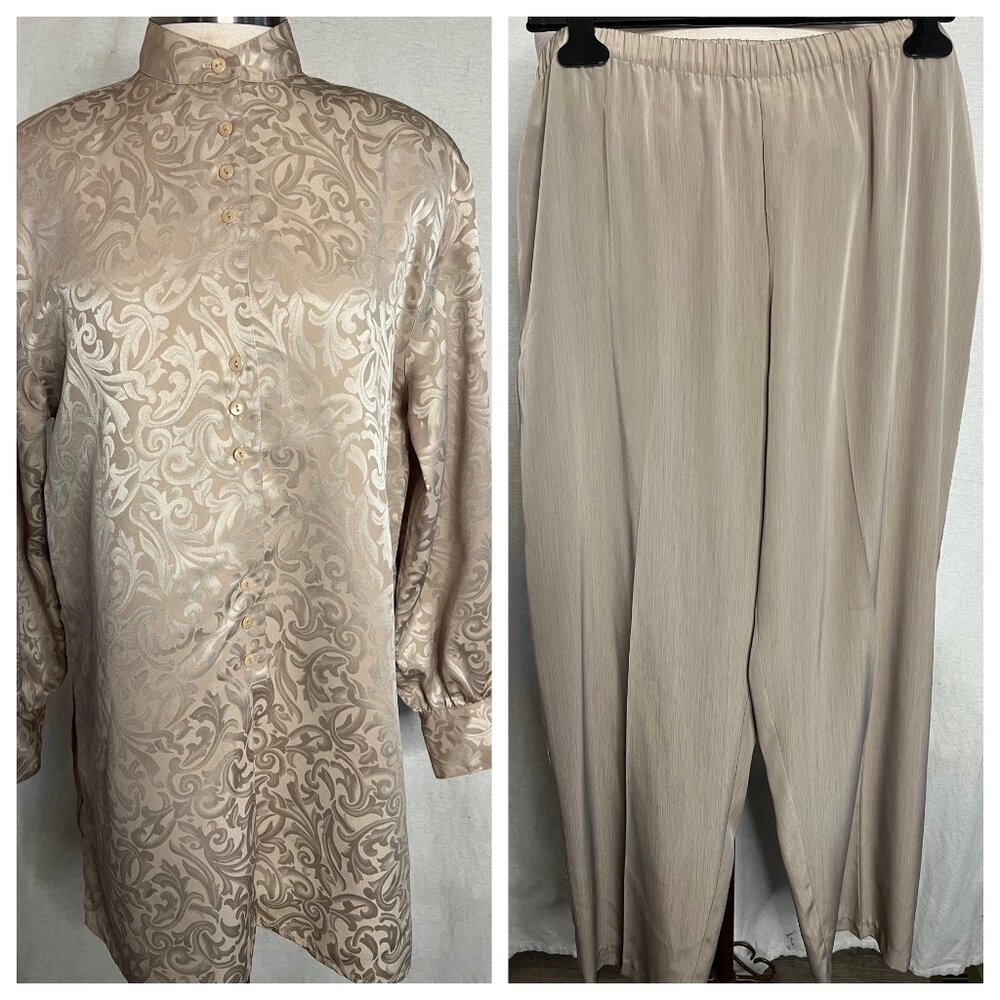 Christine & Jill Pants & Top outfit Lightweight Baggy Sheer Resort